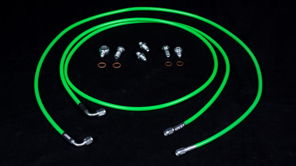 Sikky Manufacturing - Kit de linha de freio de mão hidráulico FD RX7 (HLK-09)