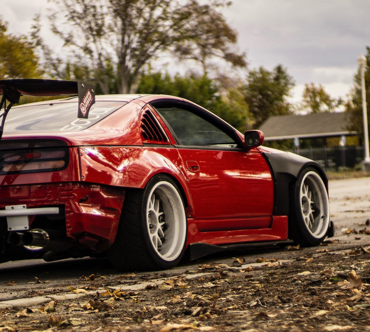 KBD - Nissan 300ZX 1990-1996 2+2 KBD com persianas de 2 peças em poliuretano para janelas (37-6107)