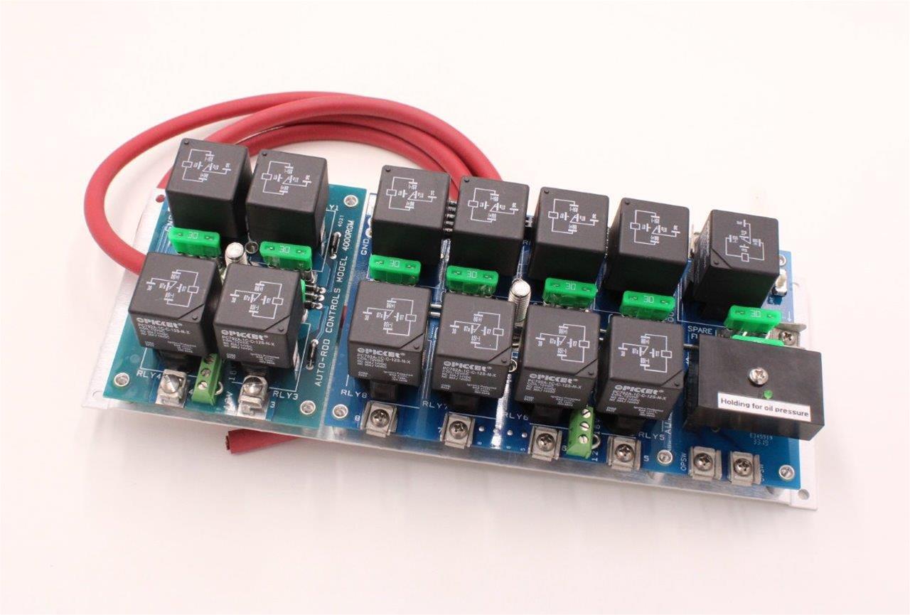 Auto Rod Controls - Módulo de control de 12 interruptores en el tablero, acabado de fibra de carbono (12004DP)