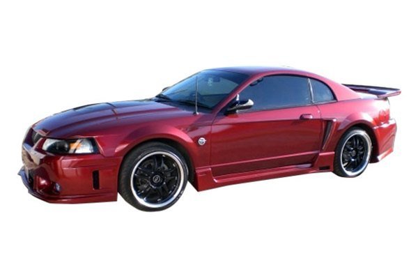KBD - Ford Mustang 1999-2004 Spy 2 estilo 2 peças saias laterais de poliuretano (37-2283)