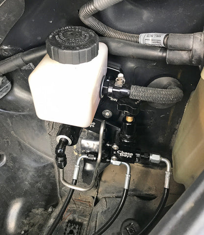 Chase Bays - Brake Line Relocation for BMW E46 with Single Piston Brake Booster Delete (CB-E46-BBE)