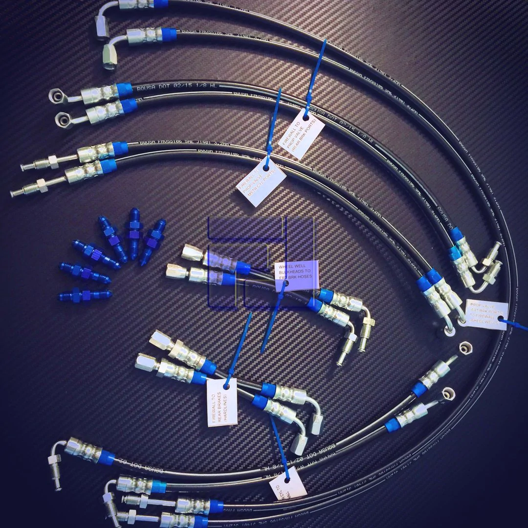 Finishing Lines - EG/DC Full Tuck brake line kit (brake booster deleted setups)