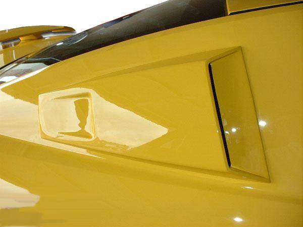 KBD - Ford Mustang 2005-2014 K Spec Style 2 peças Colheres de janela de poliuretano (37-2224)
