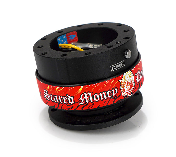 NRG - Quick Release Gen 2.0 - Black Body / Red Ring (SRK-200BK-LITT)
