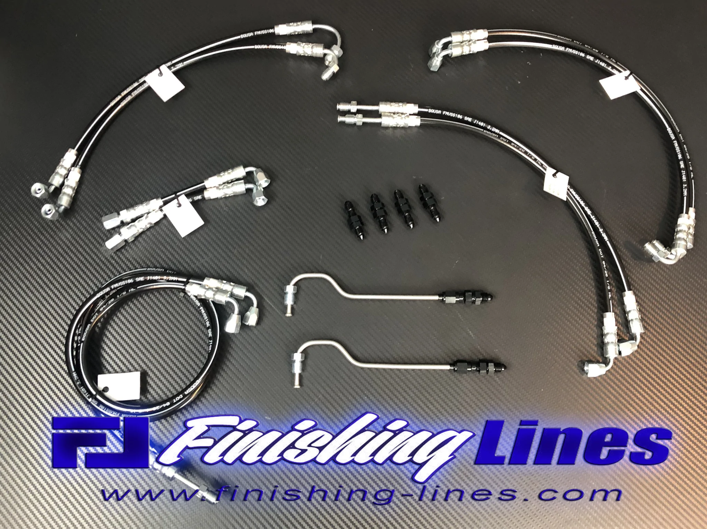 Finishing Lines - EG Full Tuck Brake Line Kit (stock master cylinder setup)