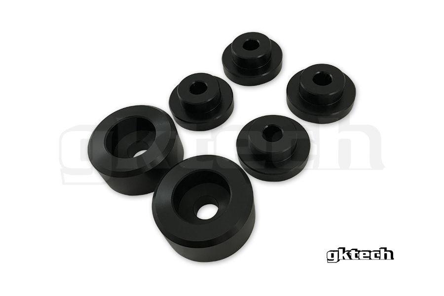 GKTech - S/R/Z32 BUCHAS DO DIFERENCIAL SÓLIDO DE CHASSIS (SOLIDDIFF) 