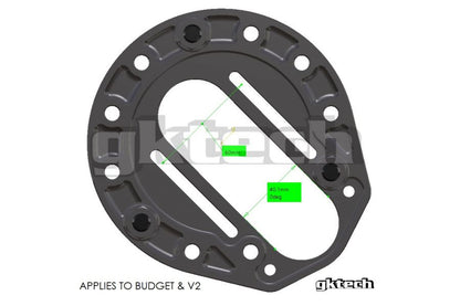 GKTech - 240SX OFFSET CAMBER STRUT TOPS