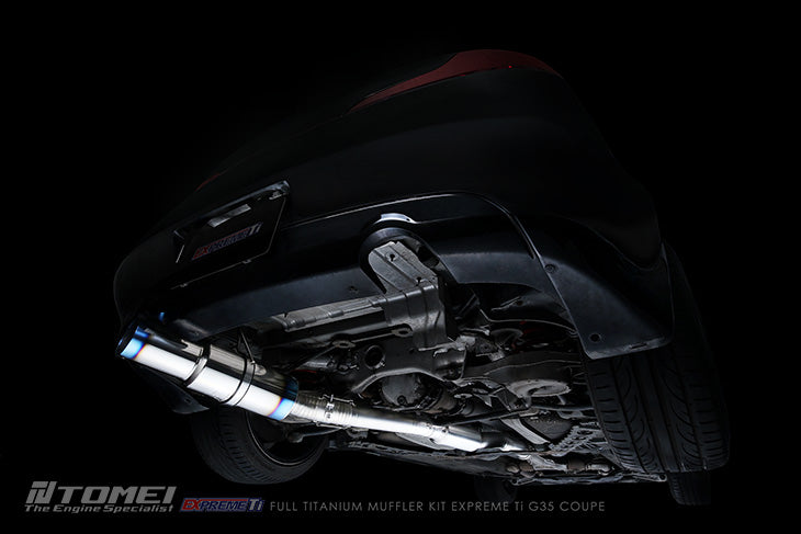 Tomei - FULL TITANIUM MUFFLER KIT EXPREME Ti G35 COUPE (TB6090-NS04G)