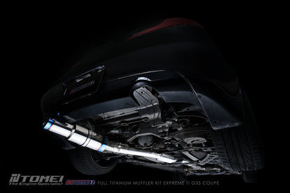 Tomei - FULL TITANIUM MUFFLER KIT EXPREME Ti G35 COUPE (TB6090-NS04G)