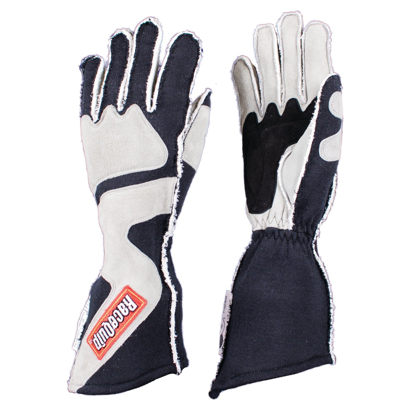 RaceQuip - 359 Series Out-Seam Race Gloves Gray/Black