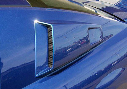 KBD - Ford Mustang 2005-2014 K Spec Style 2 peças Colheres de janela de poliuretano (37-2224)