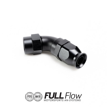 Nuke Performance - Encaixe final de mangueira de PTFE de alto fluxo 60 graus