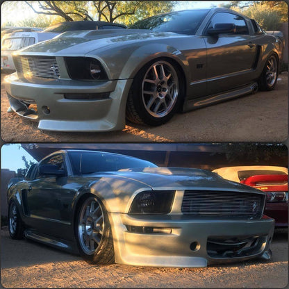 KBD - Ford Mustang 2005-2009 Eleanor Estilo 2 Peças Saias Laterais de Poliuretano (37-2284)