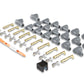 Holley - SUPER CONDUCTOR SPARK PLUG WIRE SET 8 CYL 90° PLUG, SOCKET/HEI CAP
