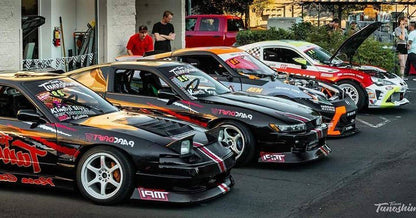 KBD - Nissan 240SX S14 Zenki 1995-1996 DM3 Parachoques delantero de poliuretano de 1 pieza (37-6077)