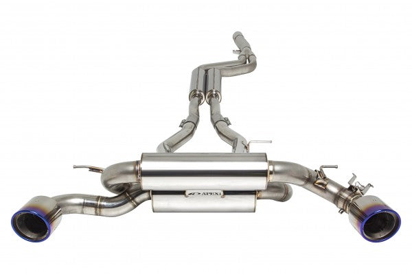 APEXi - N1 Evolution-X Exhaust, Toyota Supra (A90) 20+, Resonated with Titanium Tip (164-KT16)