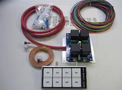 Controles Auto Rod - 4 Switch Pro Mod System com botão Kill iluminado, Roll Bar Mount, Black Faceplate (4001RPM)