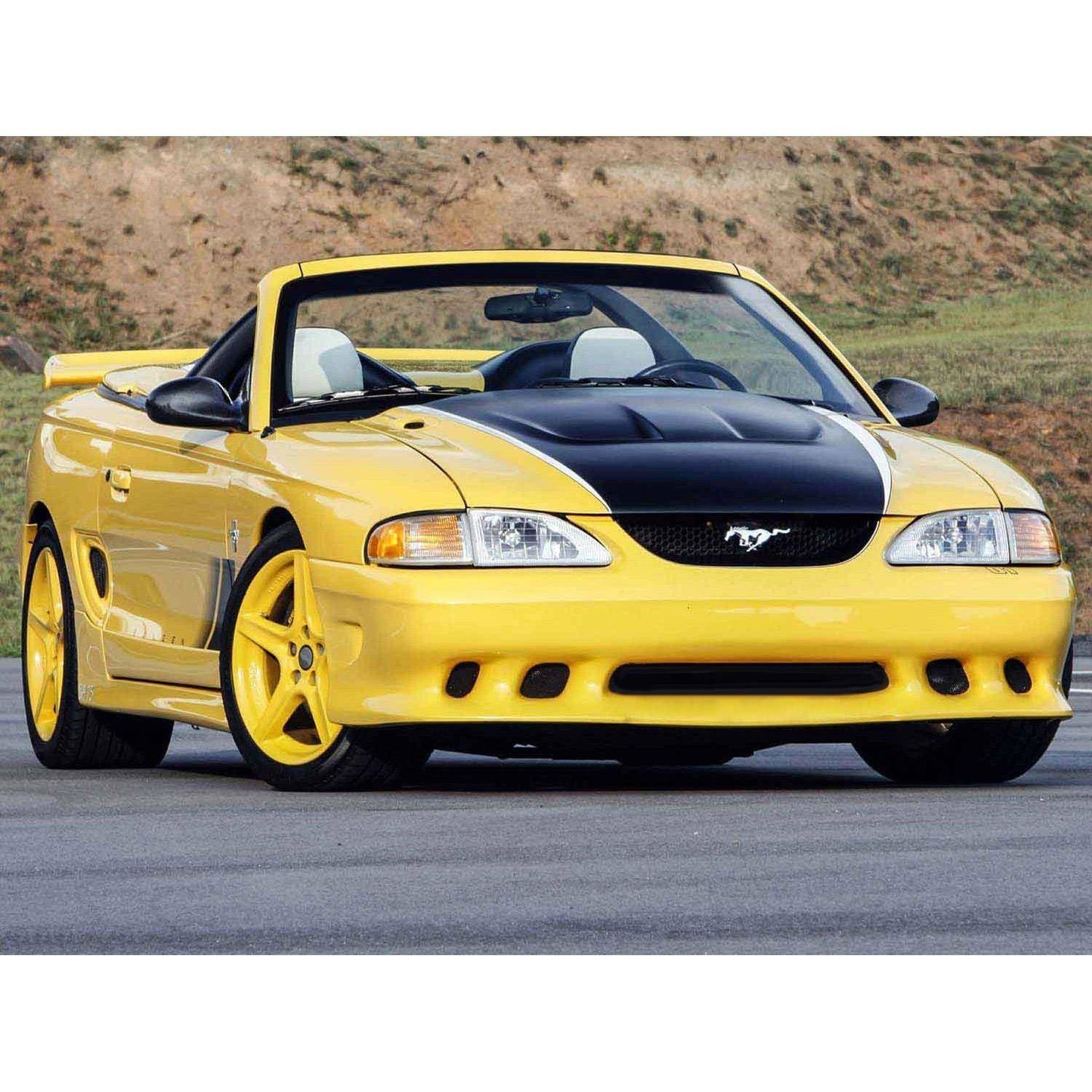 KBD - Ford Mustang 1994-1998 Sallen Style 1 Piece Polyurethane Front Bumper (37-2044)