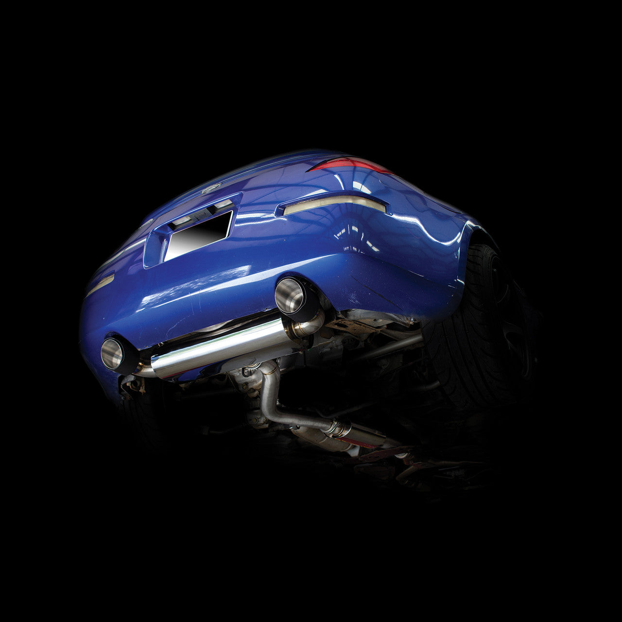 ISR Performance - Escape con punta de carbono OMS Spec - Nissan 350Z (IS-OMS-350Z-CT)