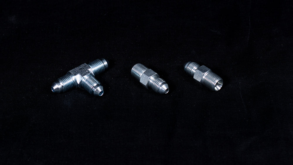 Sikky Manufacturing - S550 Mustang Pull Back Handbrake Dual Caliper Line Kit (HLK-08)