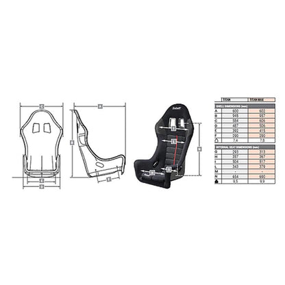 Sabelt - Assento Titan Max Racing