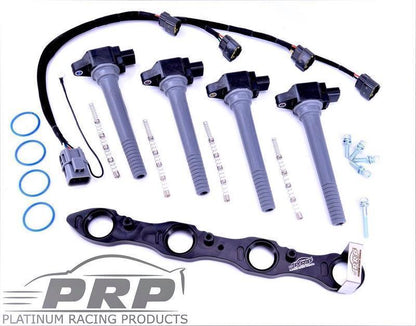 Platinum Racing Products - Kit de bobina SR20 para S13 y Series 1 S14 y 180SX, cubierta de balancín de orificio grande