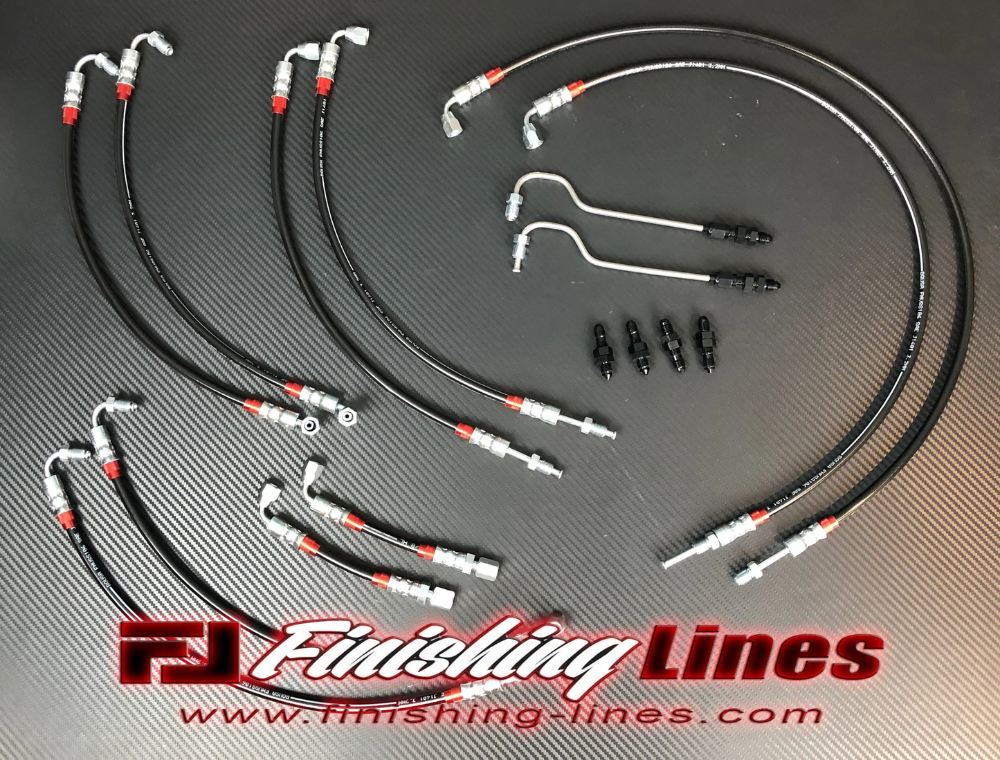 Linhas de acabamento - EG Full Tuck Brake Line Kit (configuração do cilindro mestre de estoque)