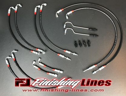 Linhas de acabamento - EG Full Tuck Brake Line Kit (configuração do cilindro mestre de estoque)