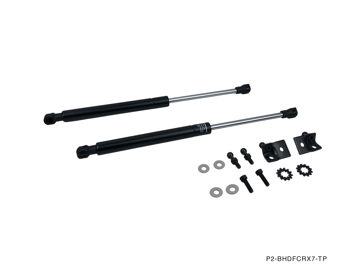 P2M - AMORTIGUADOR DE CAPÓ DE MOTOR SERIE NEGRA MAZDA RX7 FC3S 1986-92 (P2-BHDFCRX7-TP)