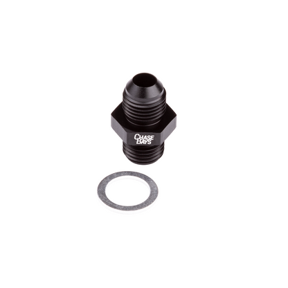 Chase Bays: adaptador de 14x1,5 a 6AN con arandela de presión de aluminio (CB-M14CRUSH) 