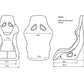 NRG - PRISMA SEAT (Green Alcantara)