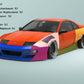 KBD - Nissan 300ZX 1990-1996 PMZ-K V2 11 Piece Polyurethane Wide Full Body Kit (2+2 or 2+0) (37-6623)