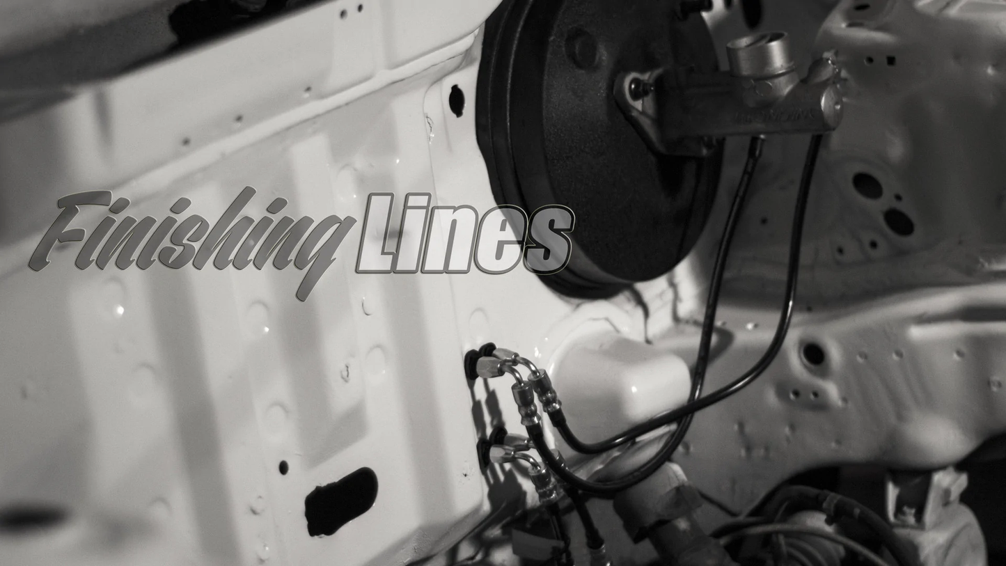 Linhas de acabamento - EG Full Tuck Brake Line Kit (configuração do cilindro mestre de estoque)