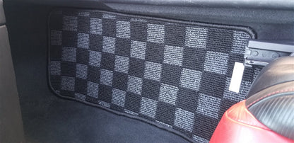P2M - MAZDA RX-8 RACE FLOOR MATS (FRONT/REAR) : DARK GREY (P2-CPTMZRX8DG-TP)