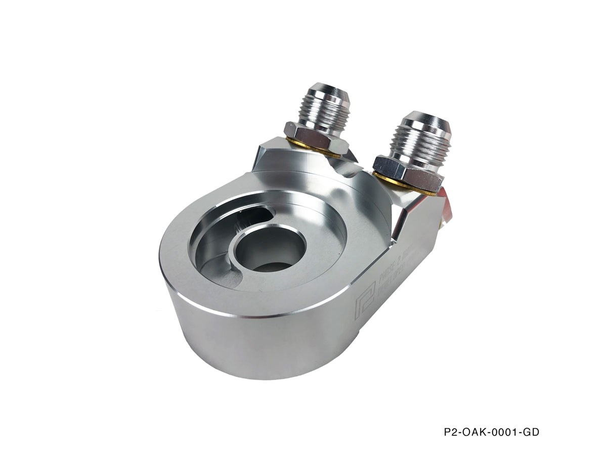 P2M - ADAPTADOR DE BLOCO DE FILTRO DE ÓLEO ANGULAR (P2-AOB0001-GD)