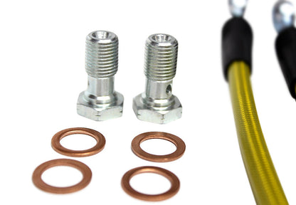 Desempenho ISR - Linhas de freio dianteiro em aço inoxidável - Nissan 240sx 89-98 (IS-NIS-1225FRTS)