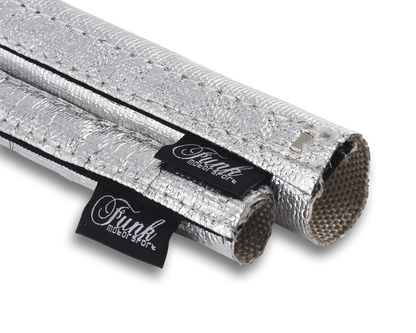 Funk Motorsport - SILVER VELCRO HEAT SLEEVING