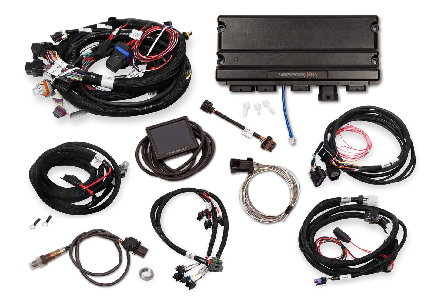 Holley - TERMINATOR X MAX 24X /1X MULTEC 2 LS MPFI KIT COM CORPO DO ACELERADOR DBW E CONTROLE DE TRANSMISSÃO