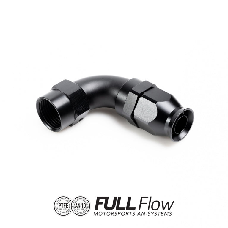Nuke Performance - Encaixe de Extremidade de Mangueira de PTFE de Alto Fluxo 90 Graus