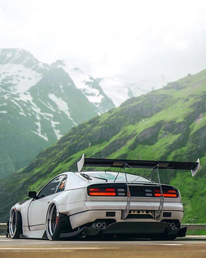 KBD - Nissan 300ZX 1990-1996 PMZ-K V2 2 peças de pára-lamas dianteiros de poliuretano (2+2 ou 2+0) (37-6112)