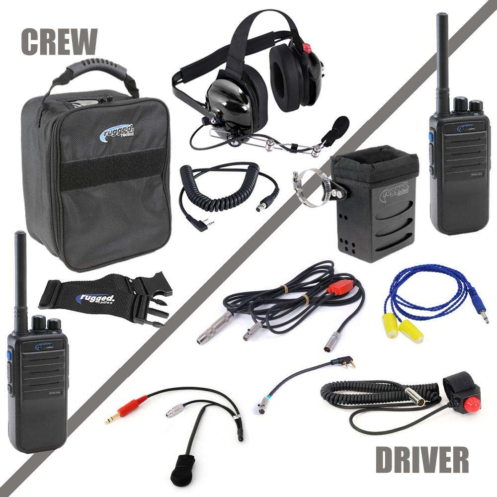 Rugged Radios - Complete Team - Digital NASCAR 3C Racing System with RDH Professional Handheld Radios