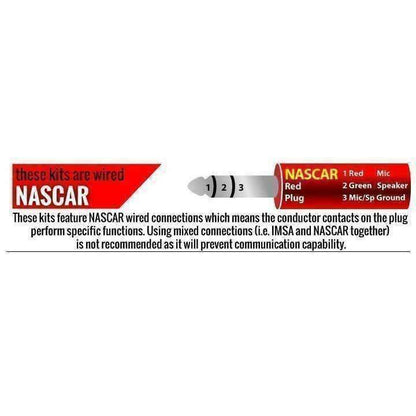 Rugged Radios - The Driver - Kit de carreras digital NASCAR 3C con radio de mano digital RDH