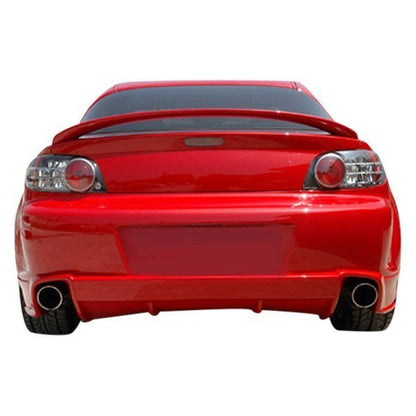 KBD - Parachoques trasero de poliuretano de 1 pieza estilo MS para Mazda RX8 2004-2008 (37-2076)