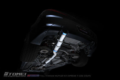 Tomei - FULL TITANIUM MUFFLER KIT EXPREME Ti G35 COUPE (TB6090-NS04G)