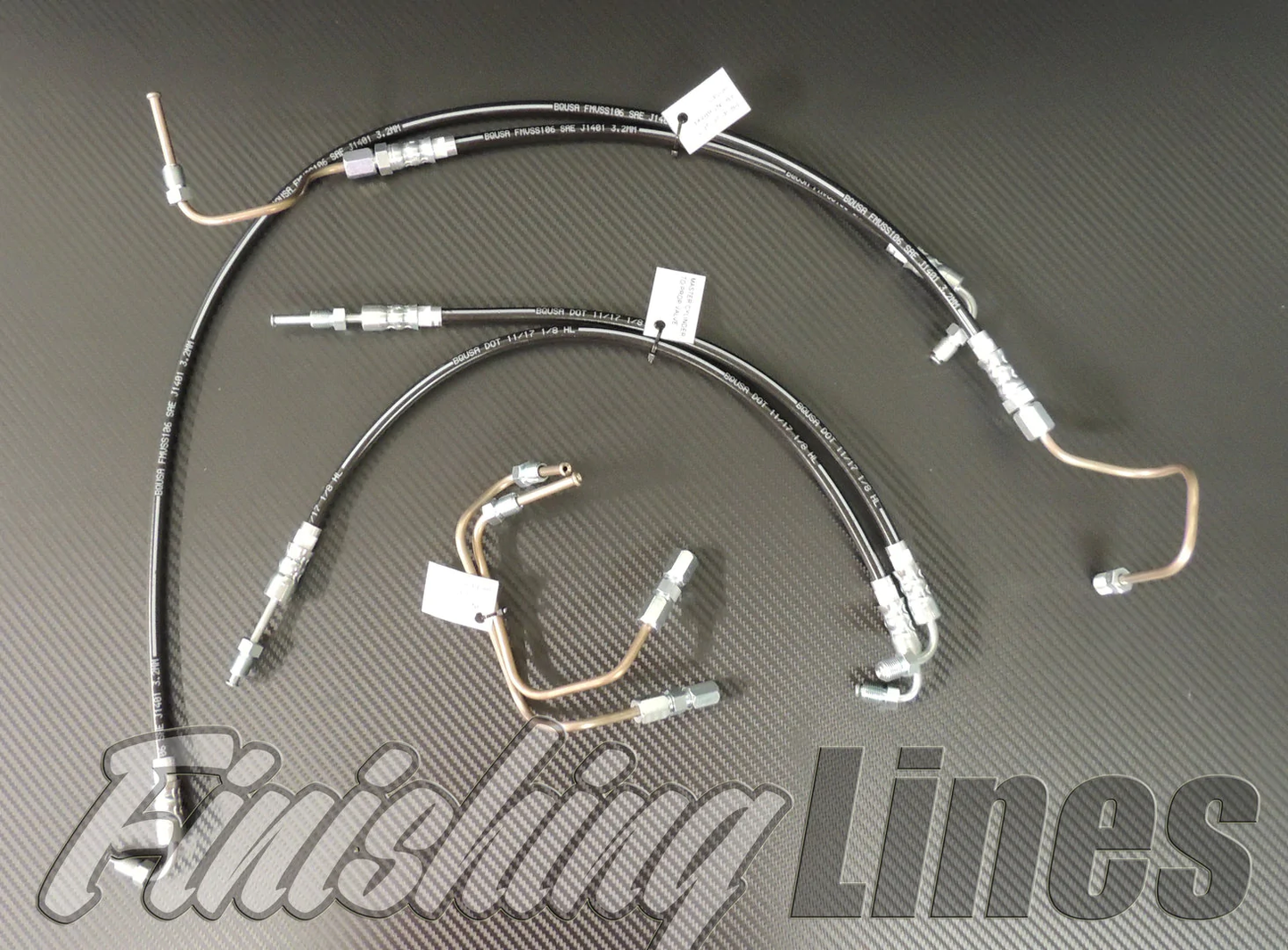Finishing Lines - EG Mini-Tuck Brake Line Kit (Stock Master Cylinder Setup)