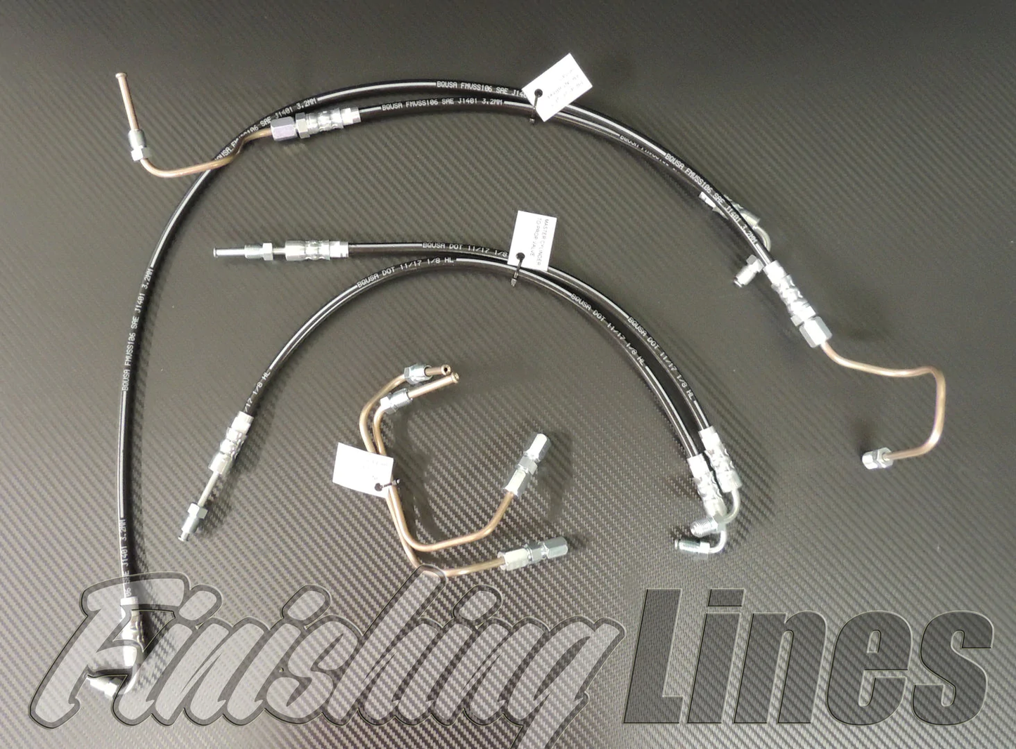 Linhas de Acabamento - EG Kit de Linha de Freio Mini-Tuck (Configuração do Cilindro Mestre Estoque)
