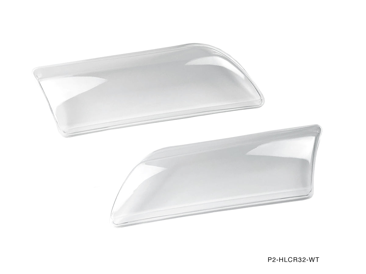 P2M - NISSAN R32 JDM SKYLINE COBERTURAS DE FAROL CLARAS (P2-HLCR32-WT)