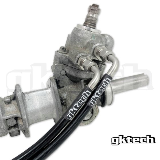 GKTech - 240SX/SILVIA DIREÇÃO HIDRÁULICA SUBSTITUIÇÕES DE LINHA DURA (PAR) (S134PS-)