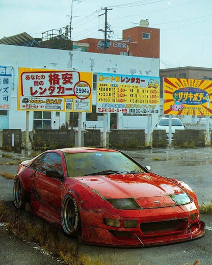 KBD - Nissan 300ZX 1990-1996 2+2 PMZ-K V2 2 peças saias laterais de poliuretano (37-6111)
