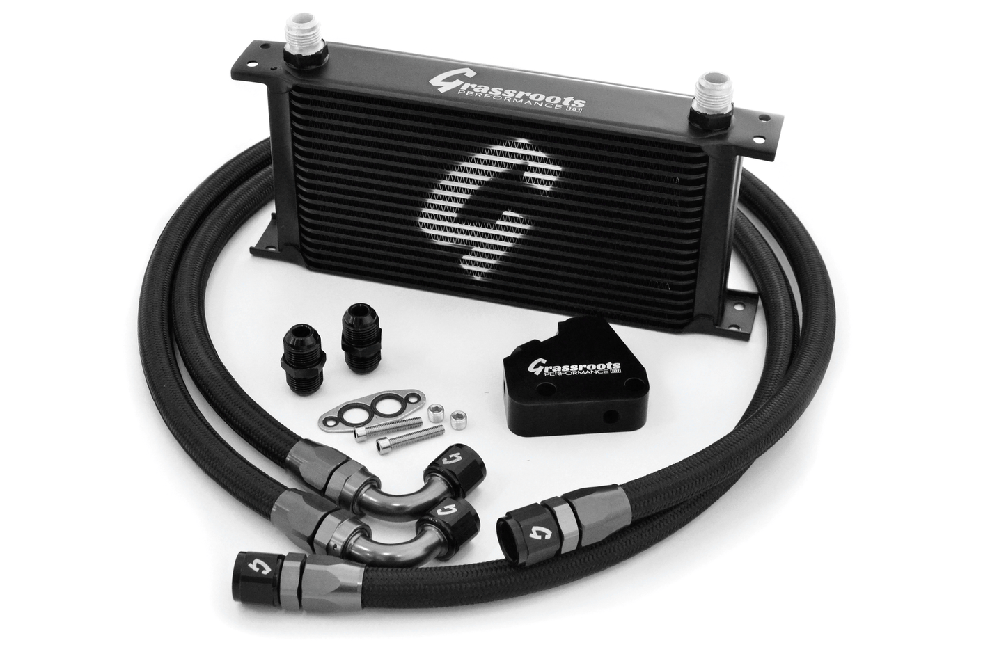 Grassroots Performance - LSX 19-ROW DIRECT-FIT OIL COOLER KIT